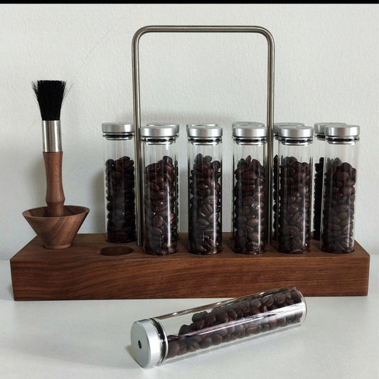 Single Dose Caddy Coffee Beans Storage / Tube/ Cellar / Vial / Vault Single Dosing Funnel