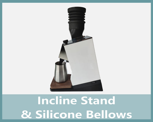 Incline Stand Tilt Base Incline Hopper Silicone Bellows for Eureka Mignon Single Dose Zero Retention