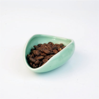 Ceramic Coffee Bean Dosing Cup Tray Bowl Plate Single Dose