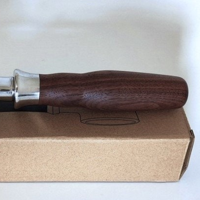 Bottomless Portafilter Walnut Handle Metal Ring for La Marzocco Mini Linea Lelit E61 Rocket