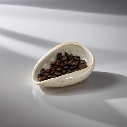 Ceramic Coffee Bean Dosing Cup Tray Bowl Plate Single Dose